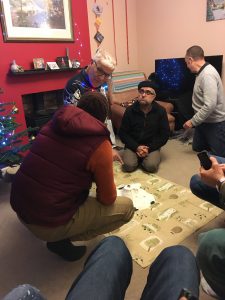 Abdul prepares to play a game